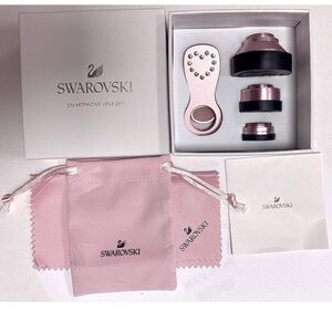 Swarovski Crystal Smartphone Lens Set, 3 camera lens kaleidoscope, fisheye, wide